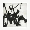 Handbeschilderde canvasdoek Playblack met houten frame