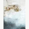 Handbeschilderde canvasdoek Freja Blanche