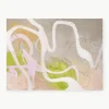 Handbeschilderde canvasdoek Light Line