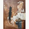 Handbeschilderde canvasdoek Rust
