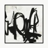Handbeschilderde canvasdoek Playblack met houten frame