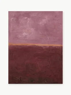 Handbeschilderde canvasdoek Edge Rose