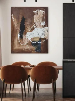 Handbeschilderde canvasdoek Rust