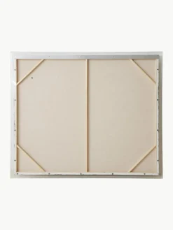 Handbeschilderde canvasdoek Higher met houten frame