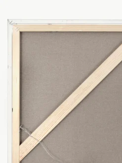 Handbeschilderde canvasdoek New Story met houten frame