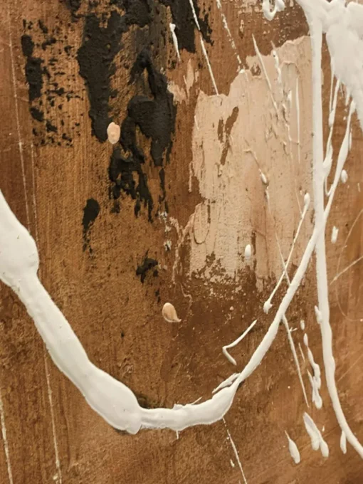 Handbeschilderde canvasdoek Rust