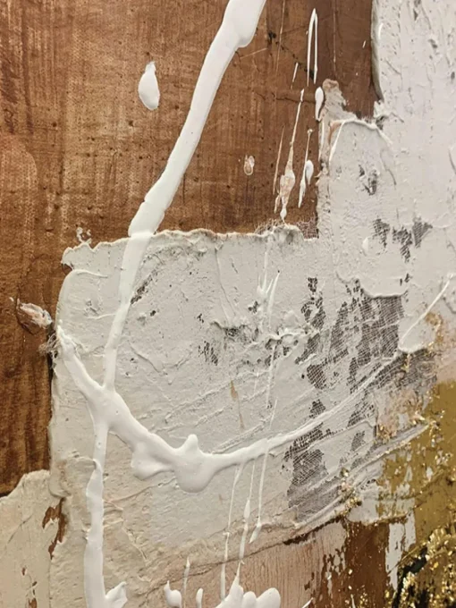 Handbeschilderde canvasdoek Rust
