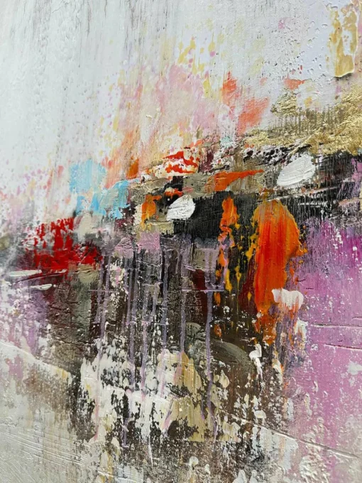 Handbeschilderde canvasdoek Orizzonte di Colori