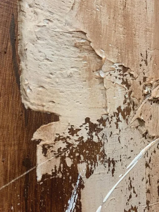 Handbeschilderde canvasdoek Rust