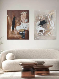 Handbeschilderde canvasdoek Rust