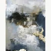 Handbeschilderde canvasprint Waterfall