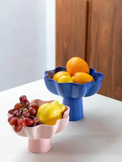 Handbeschilderde decoratieve schaal Sun