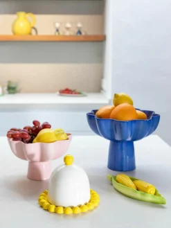 Handbeschilderde decoratieve schaal Sun