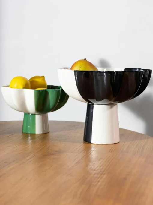 Handbeschilderde decoratieve schaal Sun