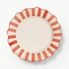 Handbeschilderde dinerborden Scalloped
