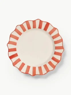 Handbeschilderde dinerborden Scalloped