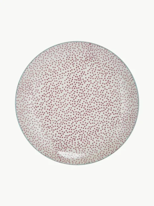 Handbeschilderde dinerbord Patrizia, set van 3