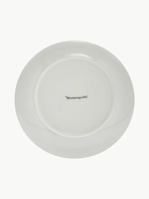 Handbeschilderde dinerbord Patrizia, set van 3