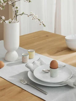 Handbeschilderde eierdopje Patrizia, set van 3