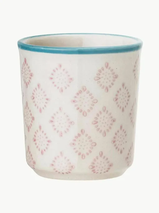 Handbeschilderde eierdopje Patrizia, set van 3