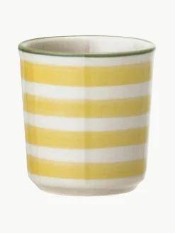 Handbeschilderde eierdopje Patrizia, set van 3