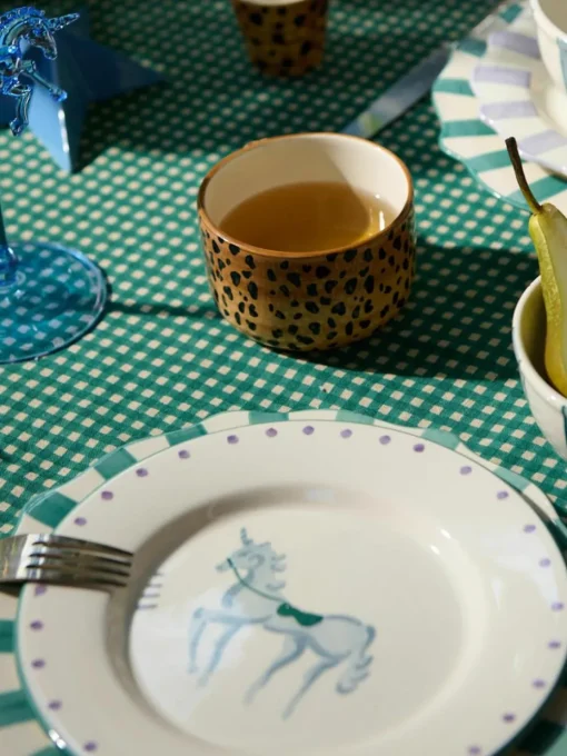 Handbeschilderde kopje Leopard