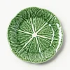 Handbeschilderde ontbijtborden Cabbage, 4 stuks