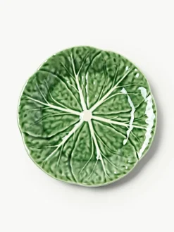 Handbeschilderde ontbijtborden Cabbage, 4 stuks