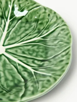 Handbeschilderde ontbijtborden Cabbage, 4 stuks