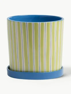 Handbeschilderde porseleinen plantenpot Ray