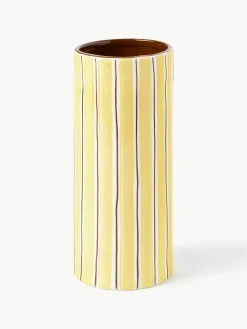 Handbeschilderde porseleinen vaas Ray, H 18 cm