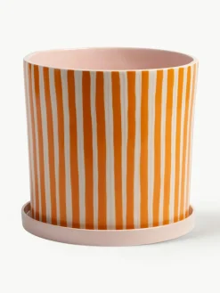 Handbeschilderde porseleinen plantenpot Ray