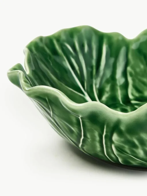 Handbeschilderde saladeschalen Cabbage, 2 stuks