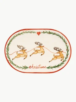 Handbeschilderde serveerplateau Rudolph