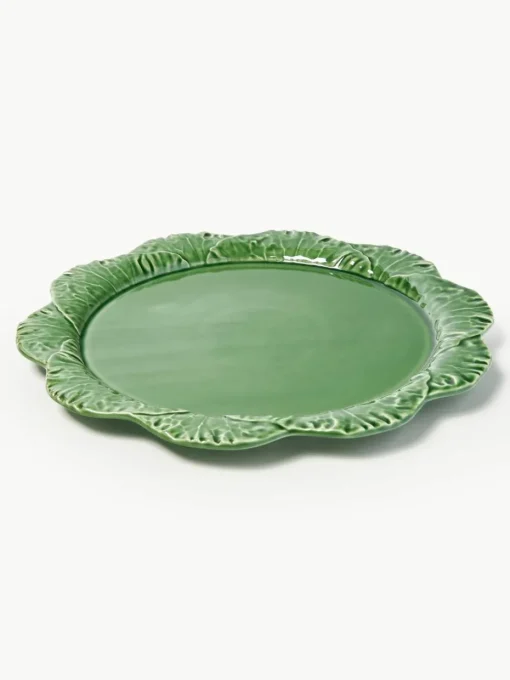 Handbeschilderde serveerplateau Cabbage met deksel