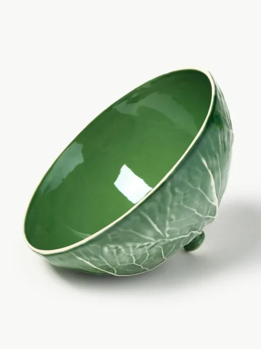 Handbeschilderde serveerplateau Cabbage met deksel