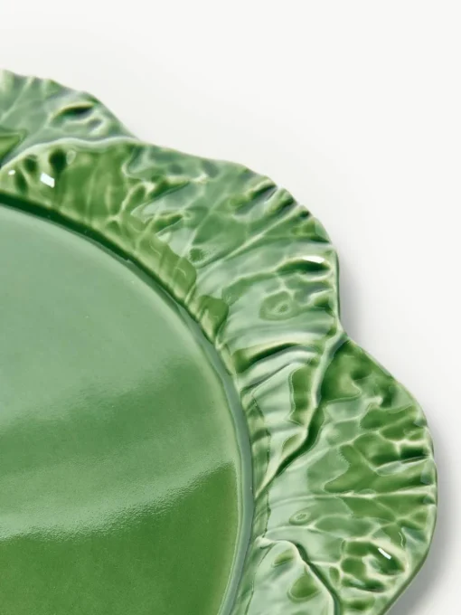 Handbeschilderde serveerplateau Cabbage met deksel