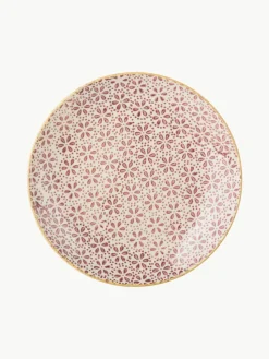 Handbeschilderde taartplaten Patrizia, set van 3