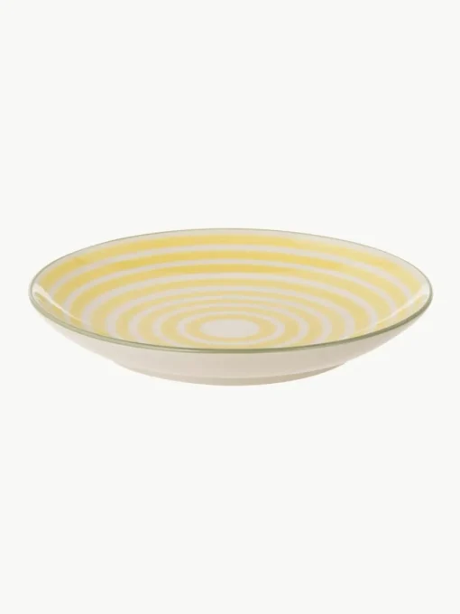 Handbeschilderde taartplaten Patrizia, set van 3