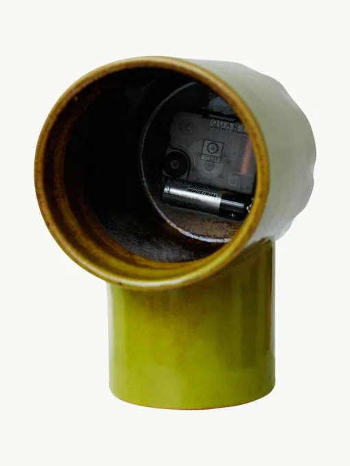 Handbeschilderde tafelklok Retro van keramiek
