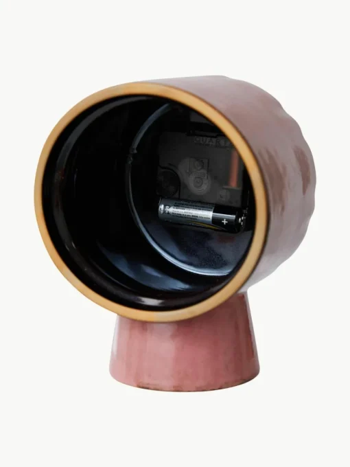 Handbeschilderde tafelklok Retro van keramiek