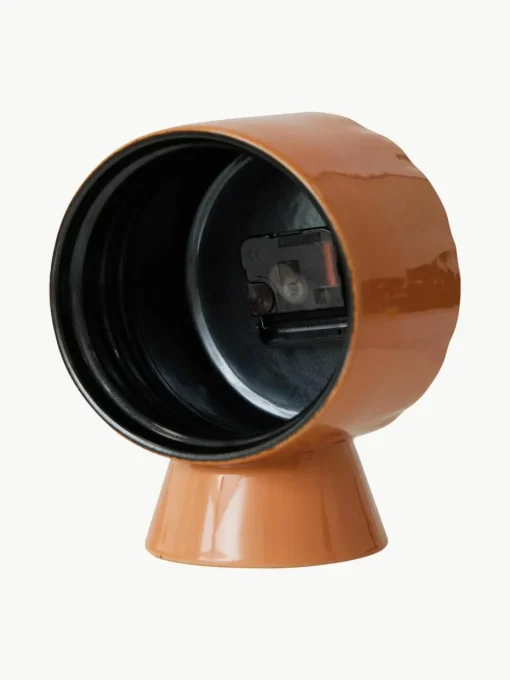 Handbeschilderde tafelklok Retro van keramiek