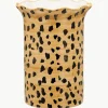 Handbeschilderde vaas Leopard, H 21 cm