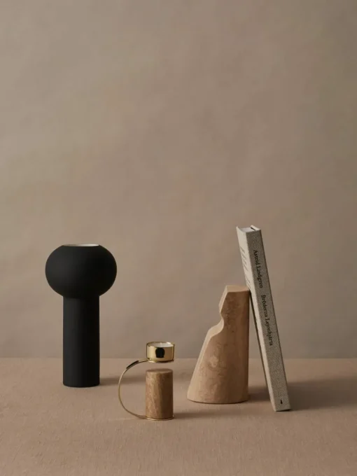 Handbeschilderde vaas Pillar, H 24 cm