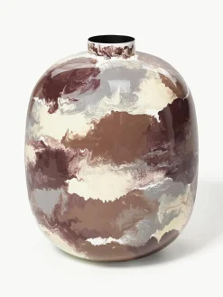 Handbeschilderde vaas Thyra, H 50 cm