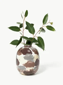 Handbeschilderde vaas Thyra, H 31 cm