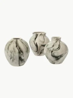 Handbeschilderde vazen Ingrid, set van 3