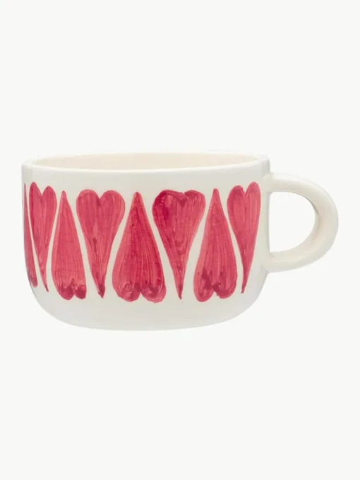 Handbeschilderde XL kopje Classic Love