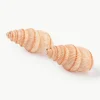 Handbeschilderde zout- & peperstrooier Shell van dolomiet, 2-delig