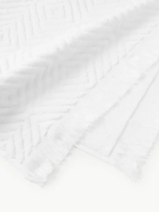 Handdoek Jacqui met hoog-laag patroon, in verschillende formaten